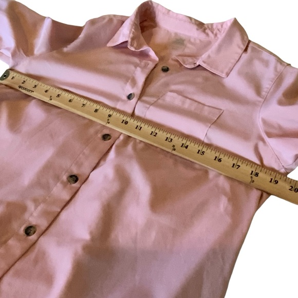 Zeroxposur Oversized Pink Buttondown Top Longsleeves Size S  Fits Like a Large - Picture 6 of 10